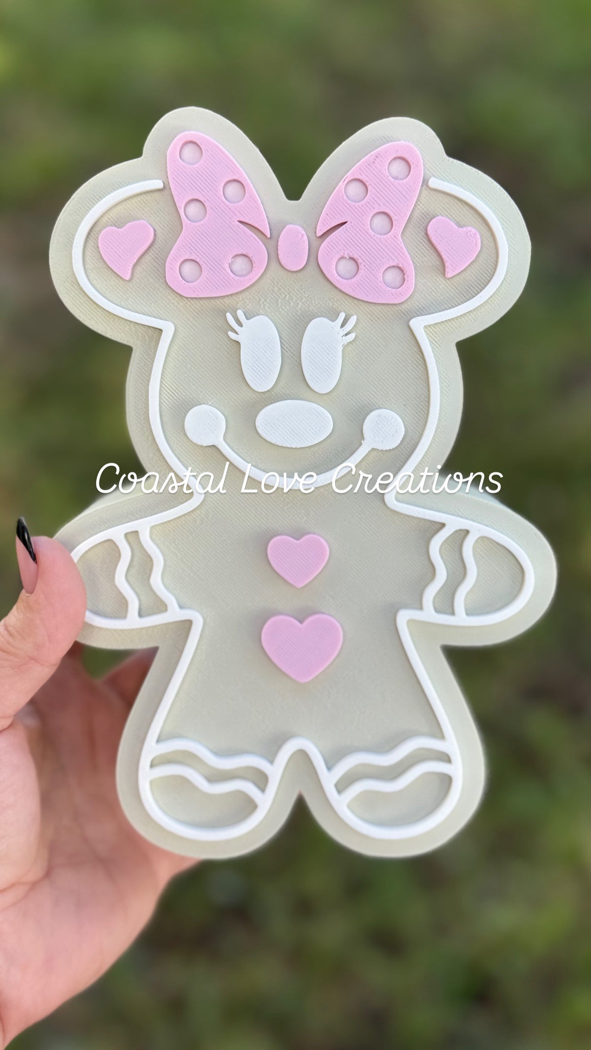 Girl Mouse Gingerbread Full Soap Holder