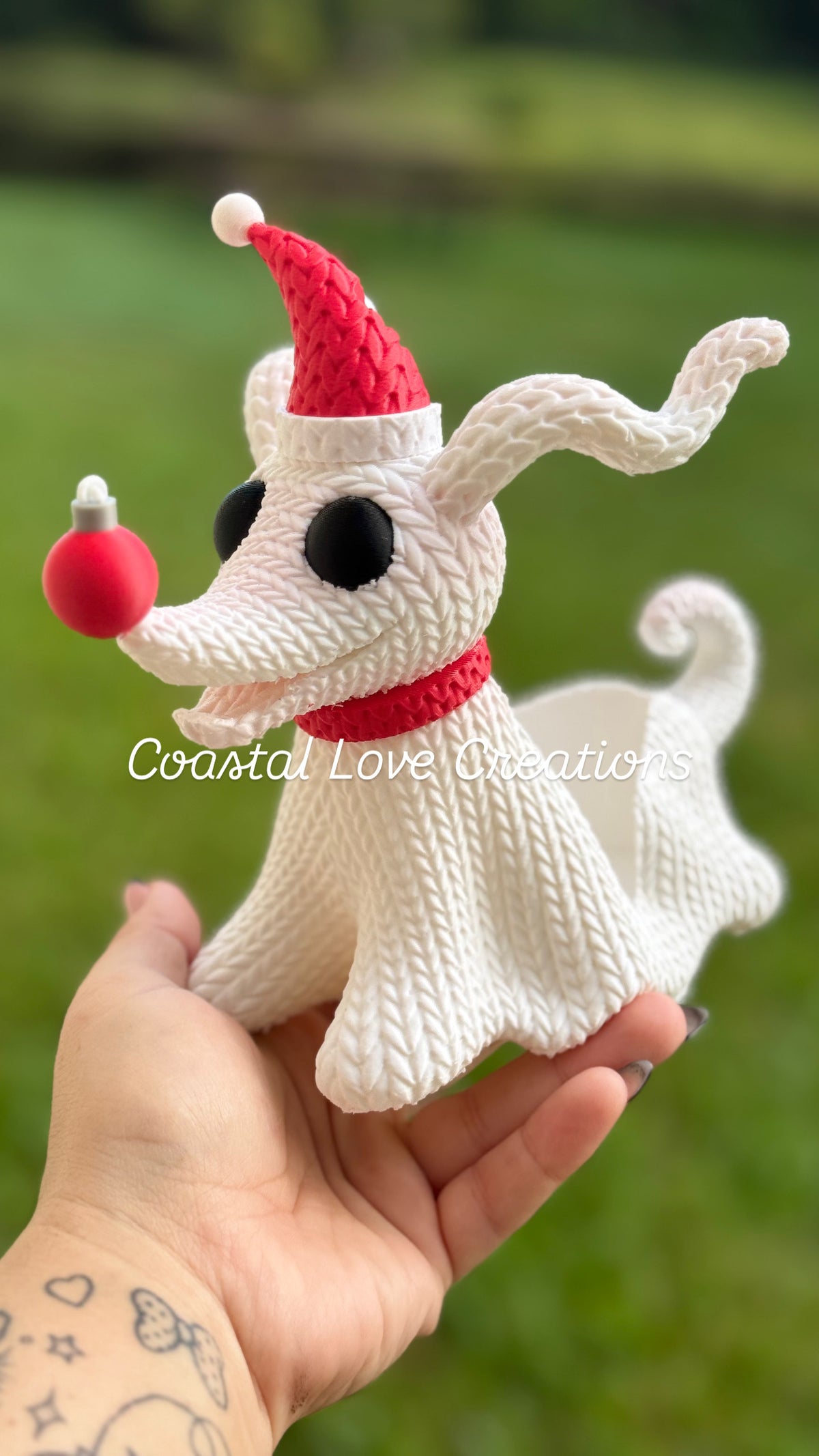 Ghost Dog Holiday Soap Holder