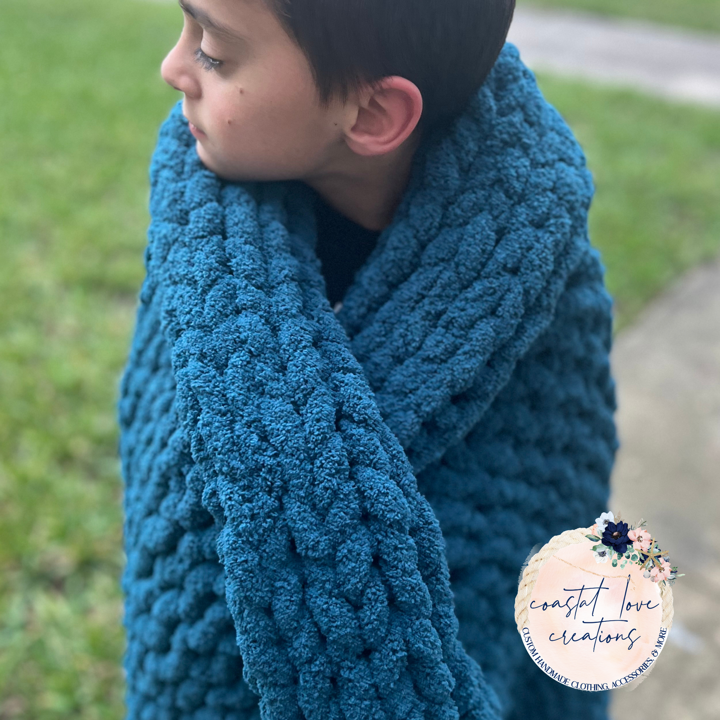 Custom Handmade Chunky Knit Blankets