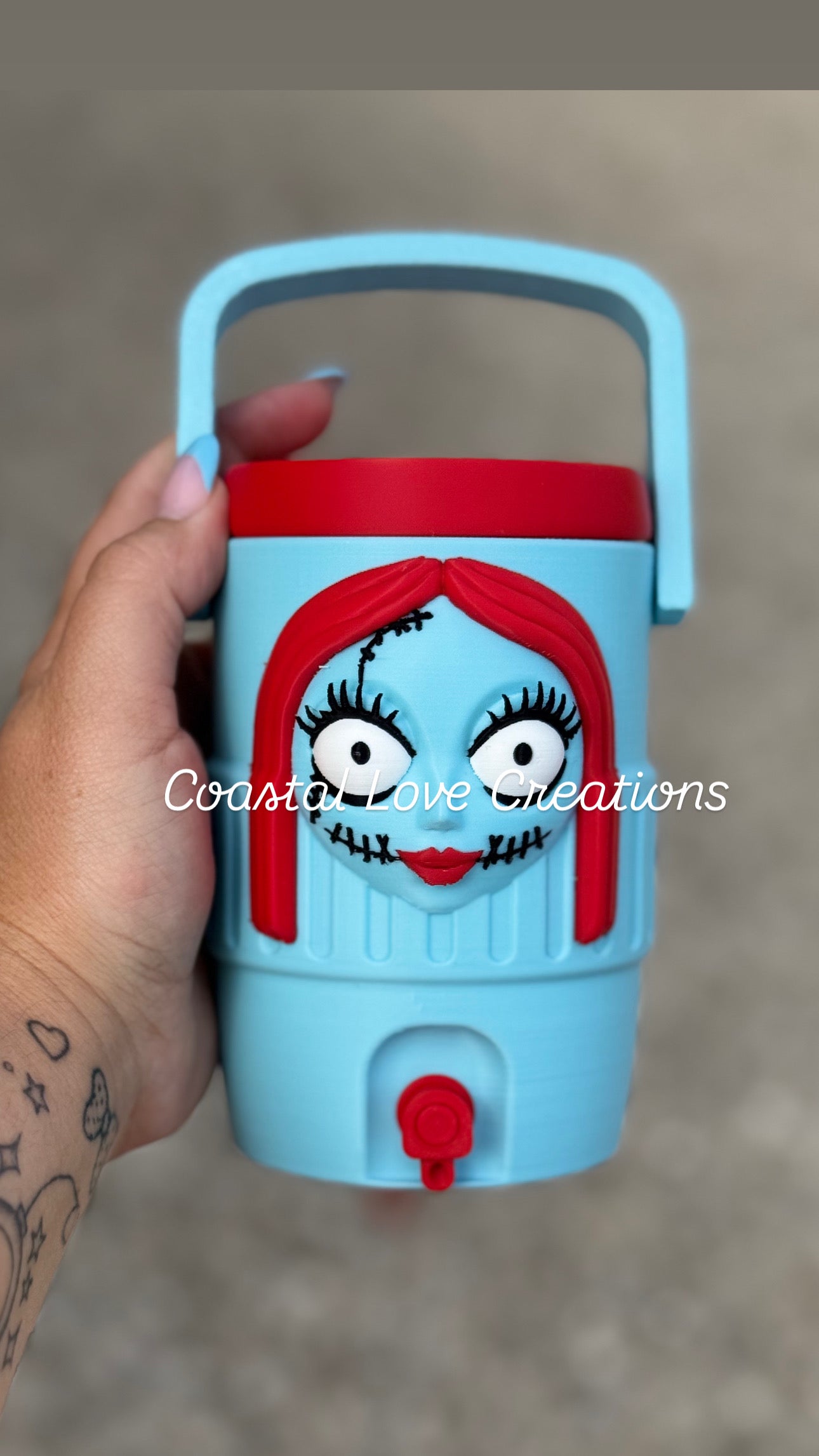 Nightmare Girl Can Cooler Coozie- Standard Can