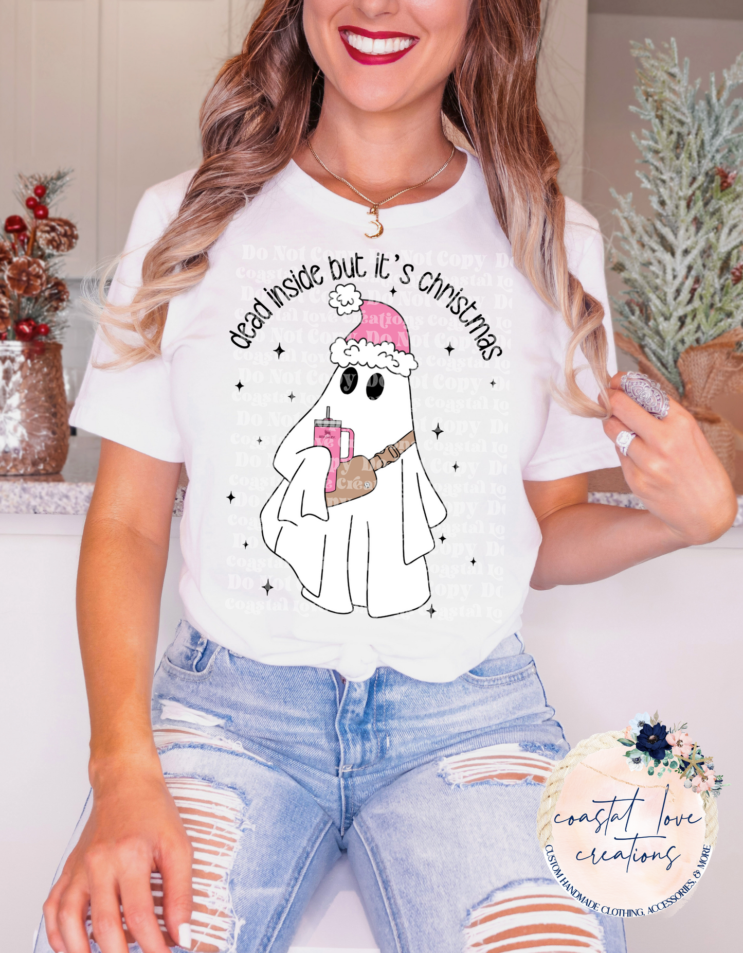 Dead Inside But It’s Christmas- Pink