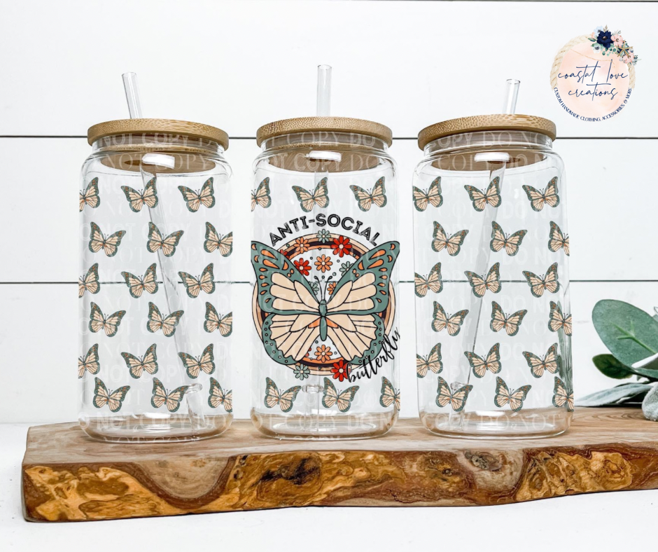 Antisocial Butterfly Tumbler