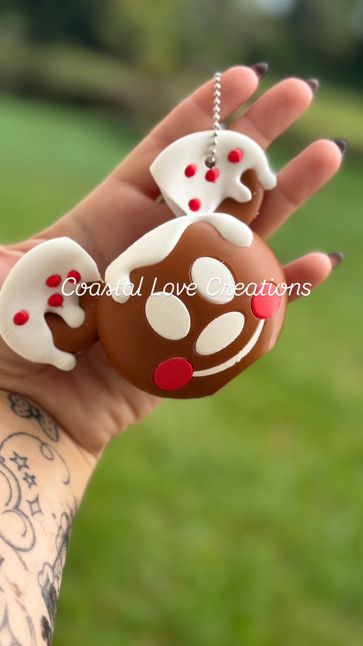 Boy Mouse Gingerbread Pocketbac Holder