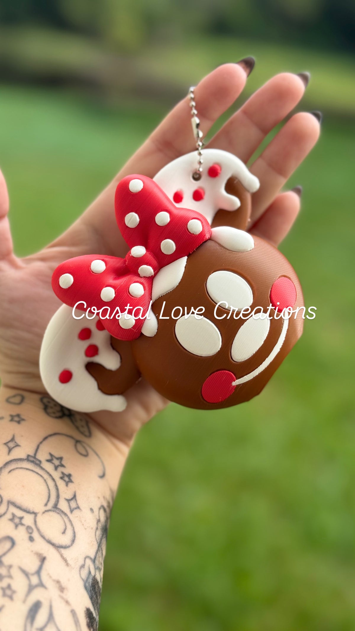 Girl Mouse Gingerbread Pocketbac Holder