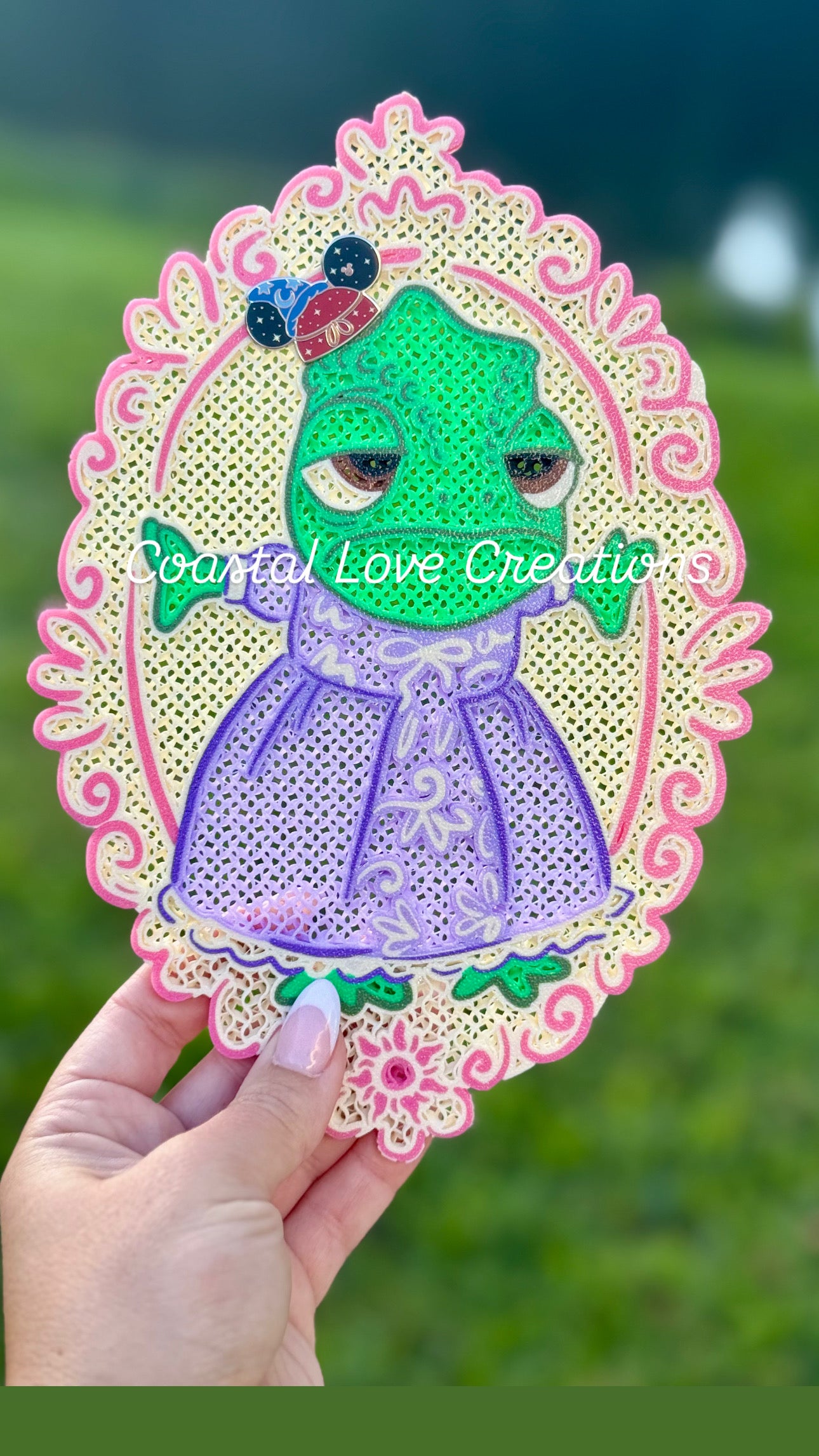 Long Hair Side Kick Pin Board