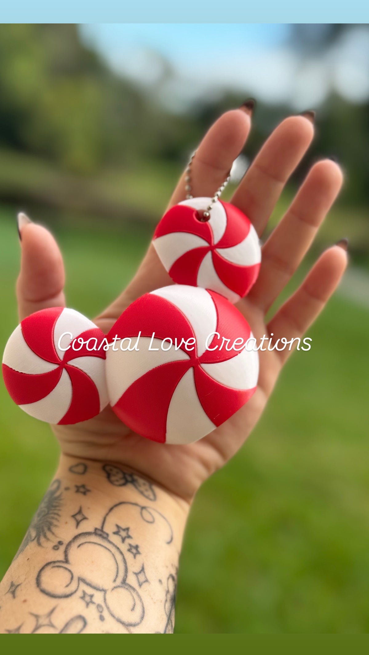 Mouse Peppermint Pocketbac Holder