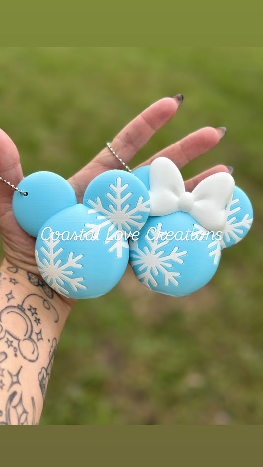 Mouse Snowflake Pocketbac Holder