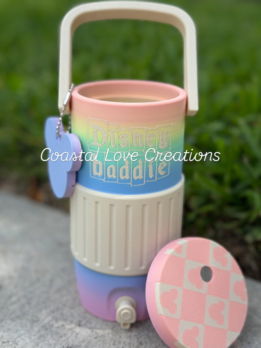 Pastel Baddie Skinny Can Koozie