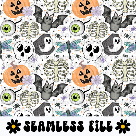 Creepy Things Seamless PNG