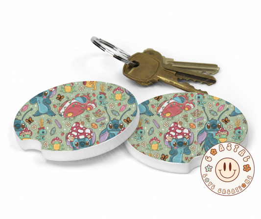 Alien CC- Car Coaster Set