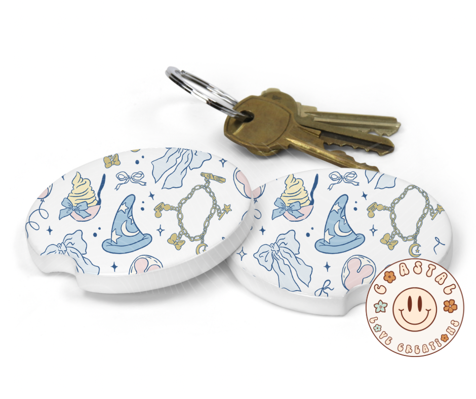 Magic Charm- Car Coaster Set